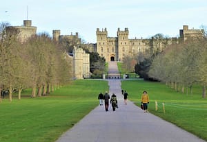 Windsor Castle, the long walk